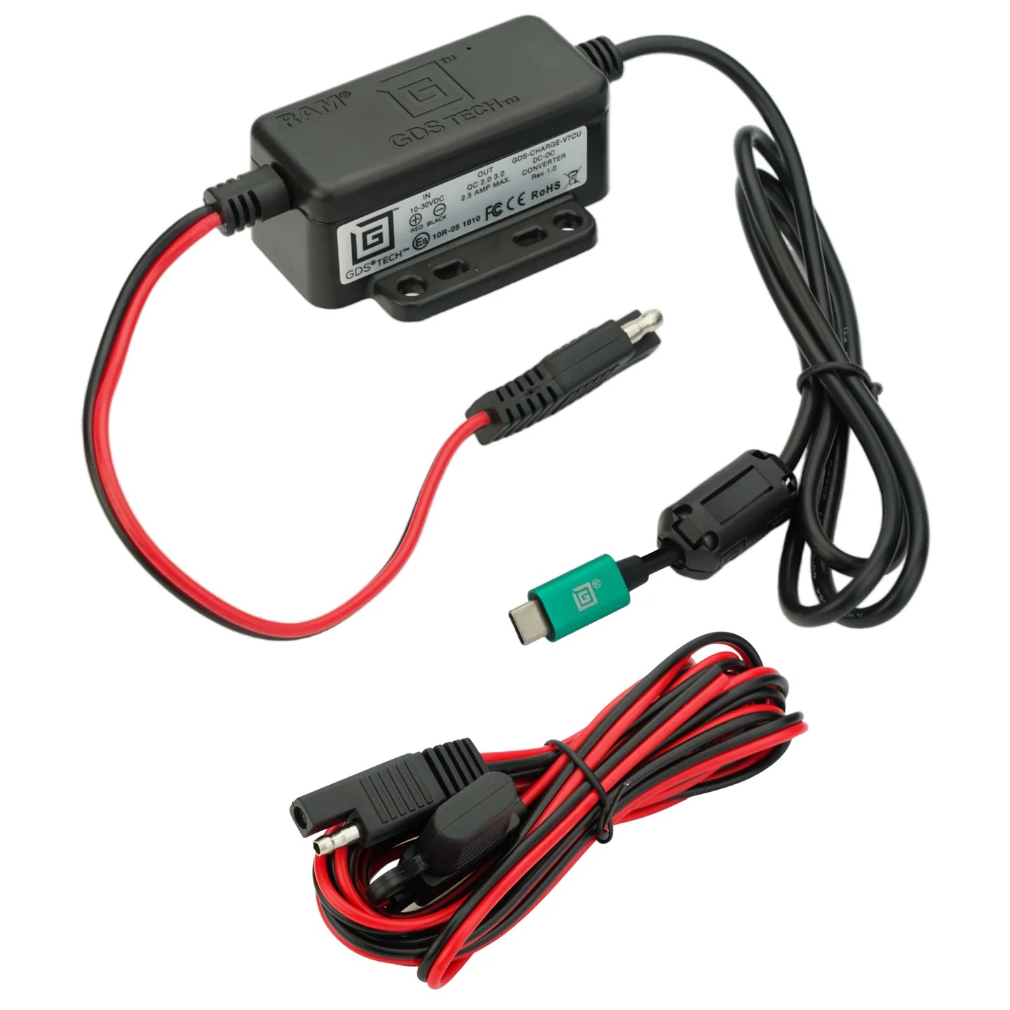 RAM-GDS-CHARGE-V7CU GDS® Modulares 10-30V Kabel-Ladegerät mit USB Typ-C Stecker 1