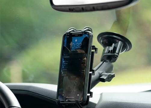 Handyhalterung für Rückspiegel Spiegel Auto KFZ Halterung Smartphone Halter