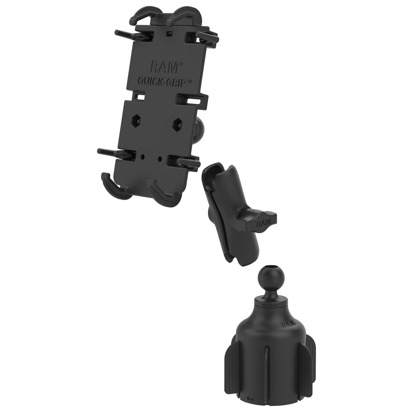 RAP-B-299-4-PD4U Quick-Grip™ XL Gerätehalter mit Stubby™ Getränkehalterbasis 3