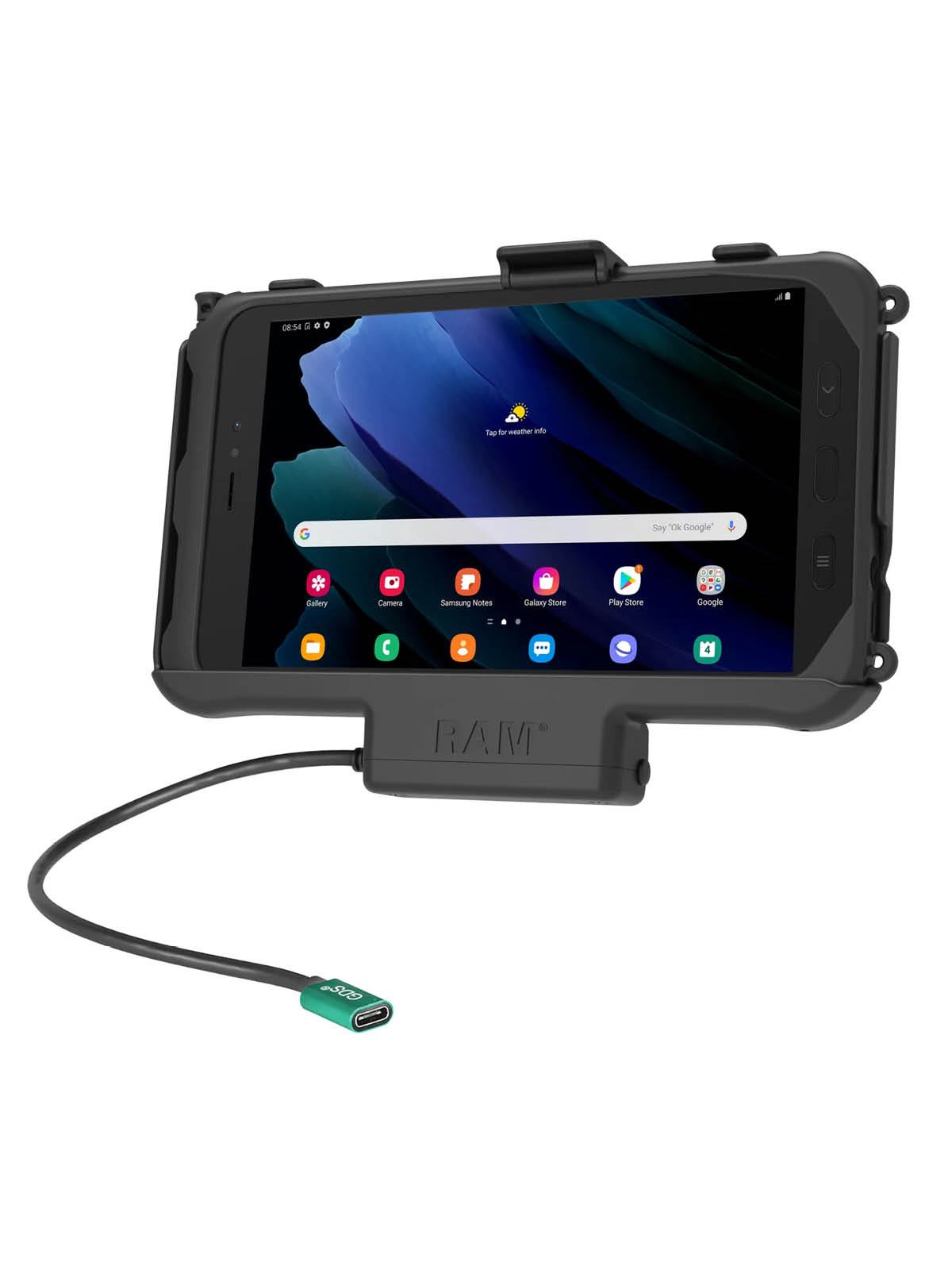 RAM-HOL-SAM60CPU Halterung für Samsung Galaxy Tab Active 2, 3 & 5 mit USB-C Anschluss 1